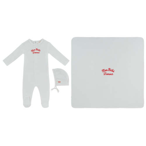 Kipp Red Mon Bebe Layette Set