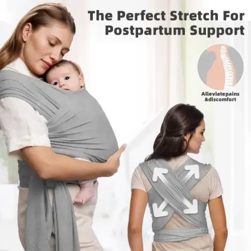 Solid-Color Baby Carrier — A soft, breathable, and ergonomic carrier; featuring an adjustable, lightweight frame, it is ideal for both daily use and travel, ensuring a comfortable experience. - TikTok Shop
