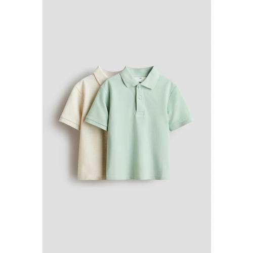 2-PACK COTTON PIQUÉ POLO SHIRTS