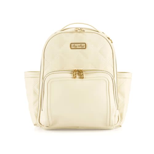 Itzy Ritzy Baby Mini Plus Diaper Bag, Milk & Honey