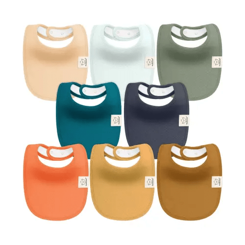 Baby Bibs, Pack of 8