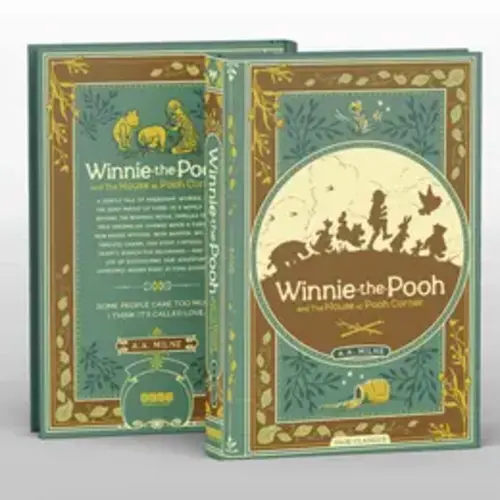 A.A. Milne's Debossed 3-Color Foil-Detail Collector's Edition Novel - 358-Page 6.18"x9.53" Deluxe Hardcover Literature & Art Book, Christopher Robin & Piglet Themed Adventure Gift for Literature Enthusiasts, Gift for Bookshelf Display - TikTok Shop