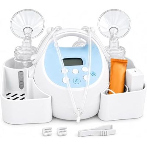 Breast Pump Caddy for Spectra S1/S2/Plus, with Tube Cap Puller＆2 Hose Clamp