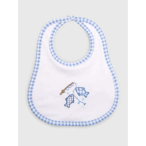 Magnolia Baby Baby Gone Fishing Appliqué Bib