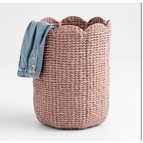 Bloom Wicker Lilac Purple Kids Hamper