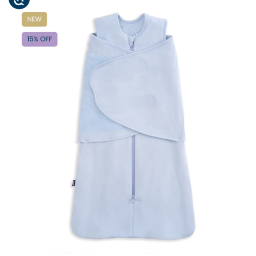 HALO® Supersoft Bamboo Swaddle 2.0 TOG – Blue Fog