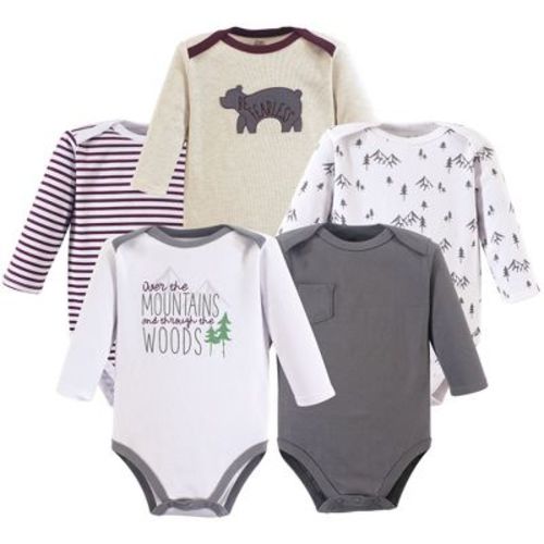 Luvable Friends Hudson Baby Long-Sleeve Bodysuits 5pk