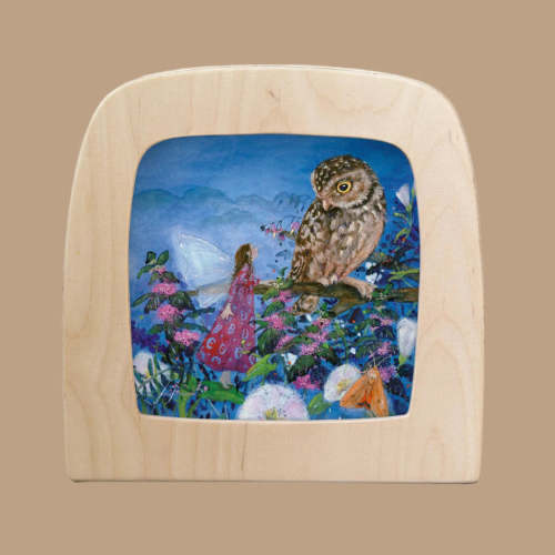 Silhouette Only - Little Fairy Can't Sleep Silhouette - Owl for Toverlux Lamp