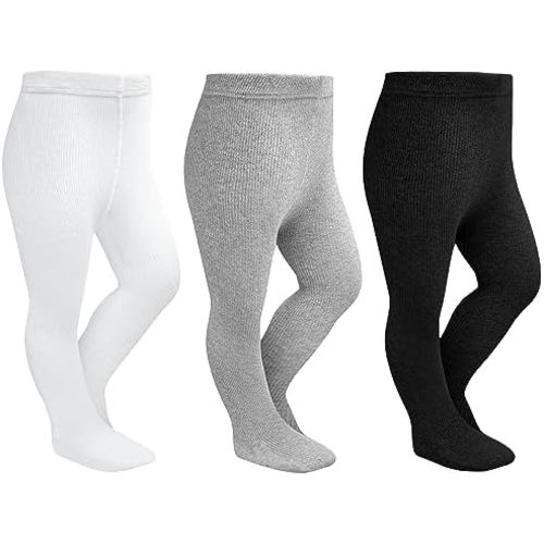 Stelle Toddler Girls Tights Baby Cable Knit Stockings Thick Cotton Legging