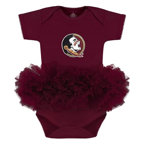 Creative Knitwear College Baby Tutu Bodysuit Dress-Team Logo, Multiple Colors, for Girls (0-12 Months)