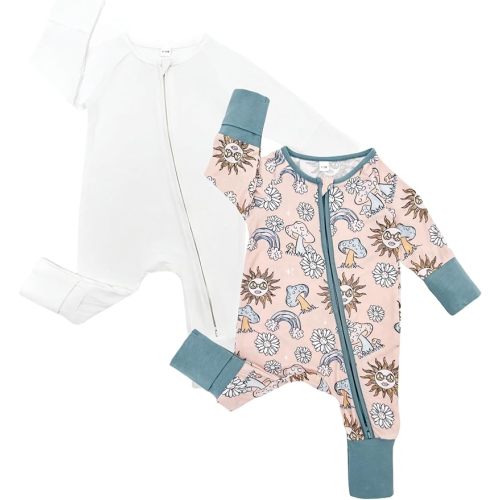 Bow Dream Baby Bamboo Rayon Romper Girl Footless Viscose Newborn Infant Footie Mitten Cuffs Toddler Boy Clothes