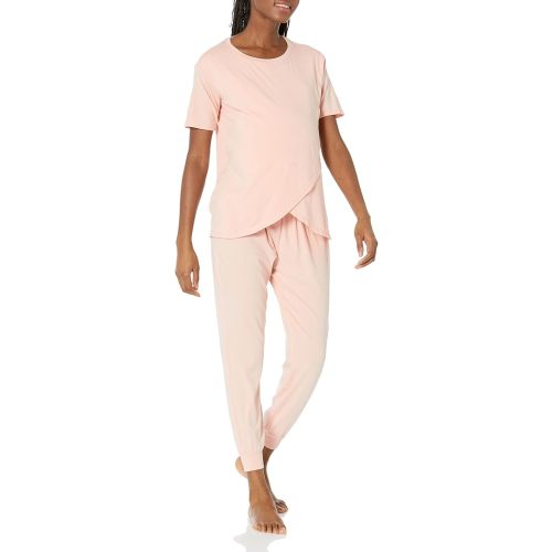 Amazon Essentials Womens Cotton Maternity and Nursing Sleepwear Pajama Set
