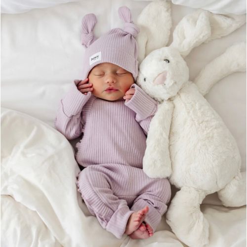 Baby Frill Onesie - Lilac