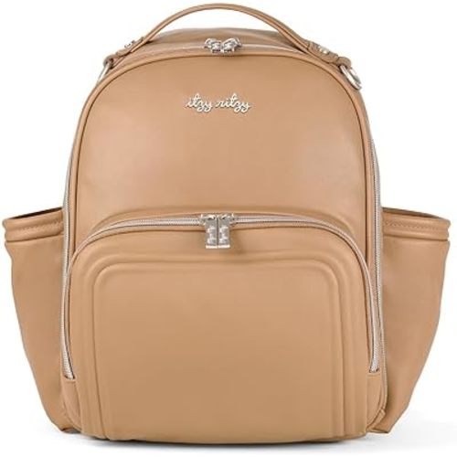 Itzy Ritzy Unisex Baby Mini Diaper Bag, Chai-Plus