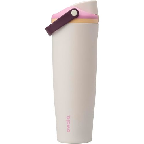 Owala FreeSip Sway Insulated Stainless Steel Water Bottle with Two-Way Spout, Built-In Straw and Bucket Handle, Made for Travel, School, and Sports, 40oz, BPA Free, Leak Proof, Daybreak
