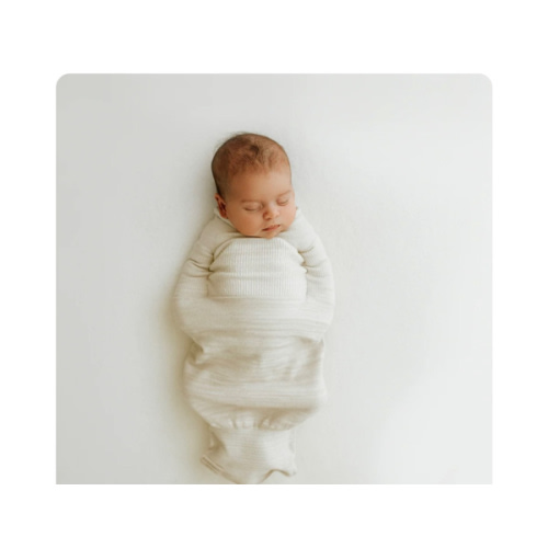 Bamboo Blend Beige Swaddle Sleep Sack – Swaddelini
