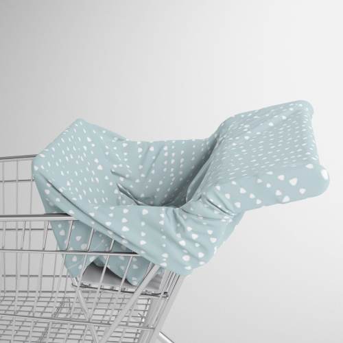 Baby Blue Grocery Cart Cover | Light Blue Baby Car Seat Cover | Blue Nursing Cover | Blue Highchair Cover | Baby Gift | Baby Shower Gift