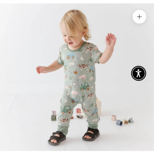 Hay There Short Long Romper