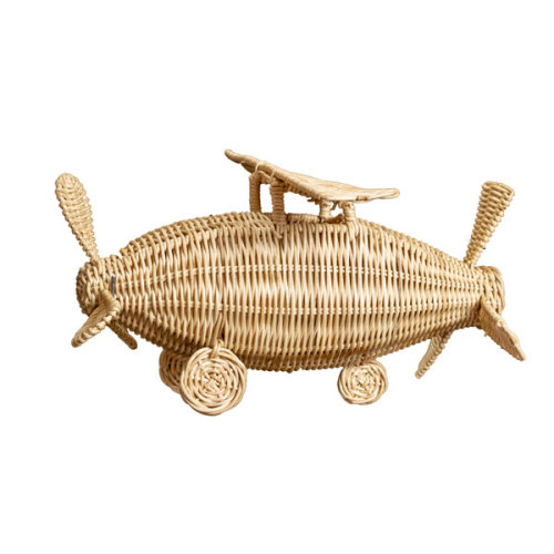 Wicker Rattan Aircraft TOYS-0011