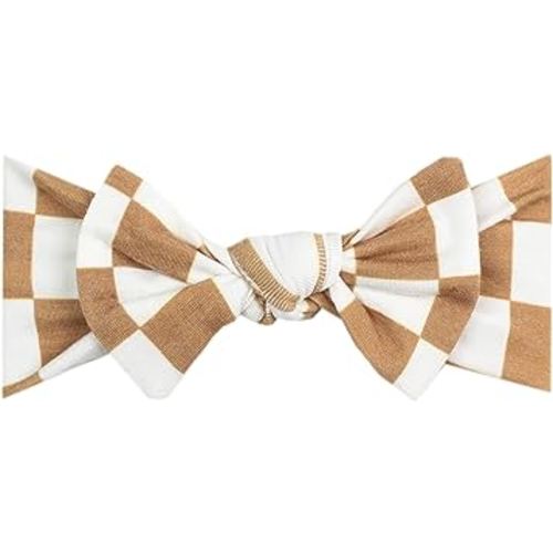 Copper Pearl Baby Bows: Stylish Headbands for Baby Girls, Premium Soft and Stretchy Baby Headbands, Perfect for Newborns, Trendy Designs - Rad