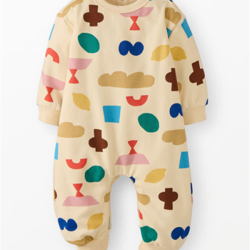 Baby Oversized French Terry Romper