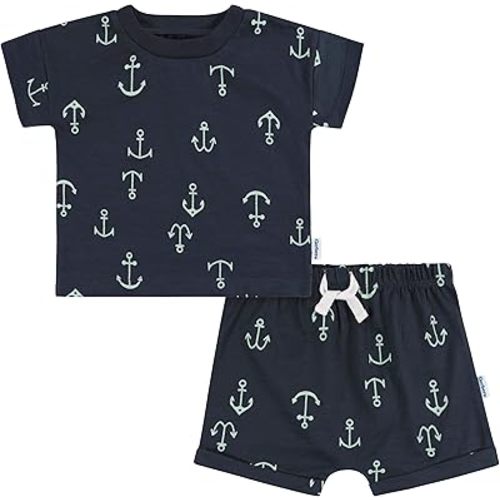 Gerber baby-boys Toddler T-shirt and Shorts Set
