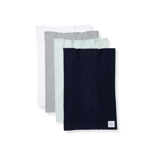 Burt's Bees Baby 100% Organic Cotton Burp Cloths, 17x11.75 inches | Extra Absorbent Large Drool Cloths, Soft Burping Cloths Perfect for Catching Every Messy Moment, Newborn Must-Have Essentials