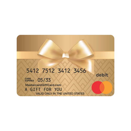Mastercard® $50 Gold Bowtie eGift Card (Plus $4.84 Purchase Fee) [Email Delivery]