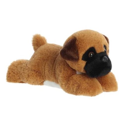 Aurora Small Boden Boxer Mini Flopsie Adorable Stuffed Animal Brown 8"
