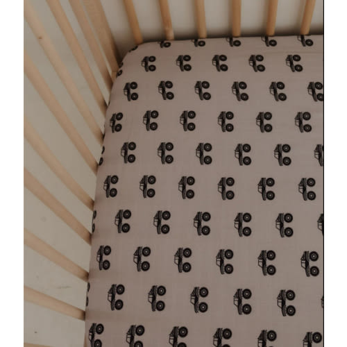 Muslin Crib Sheet | Monster Truck