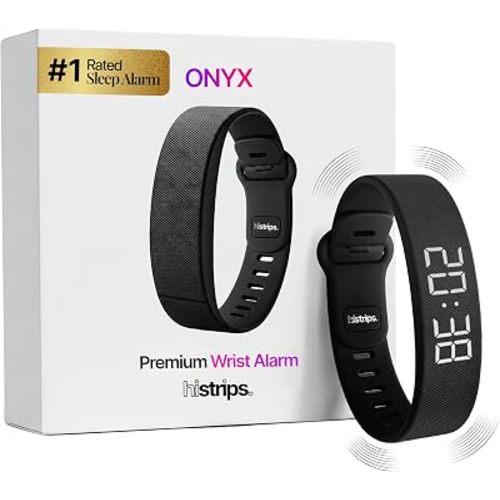 Onyx Vibration Alarm | Silent Wrist Wake Up for Heavy Sleepers