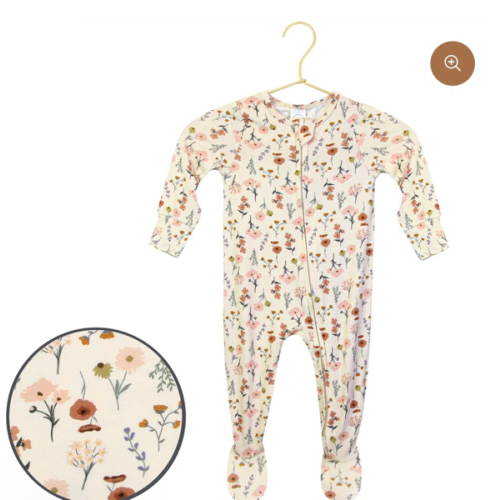 Rachel Zipper Footies - Newborn