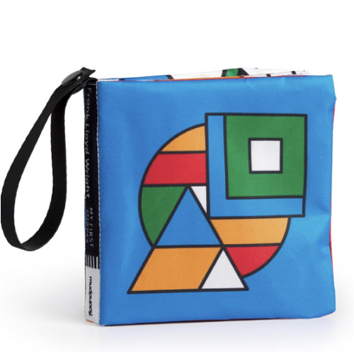 Frank Lloyd Wright My First Shapes Crinkle Fabric Stroller Book