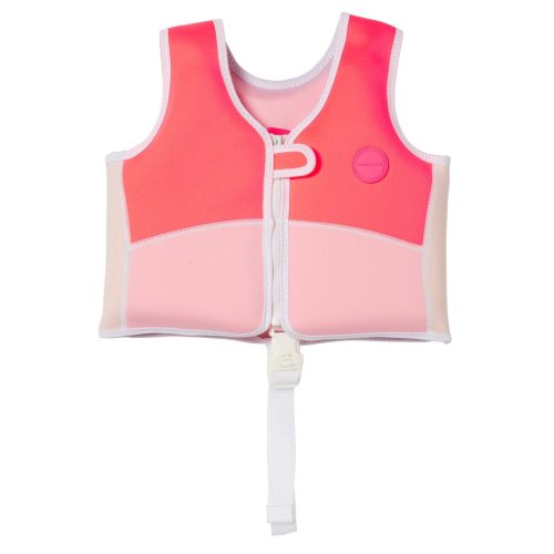 Kids Swim Vest 2-3 - Melody The Mermaid Pink