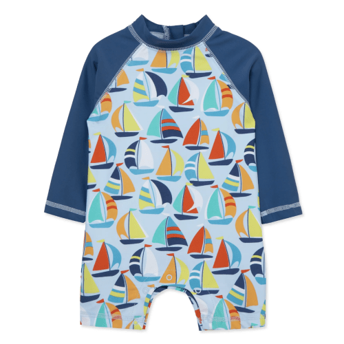 Boat Long Sleeve Rashguard Suit (6M-24M)