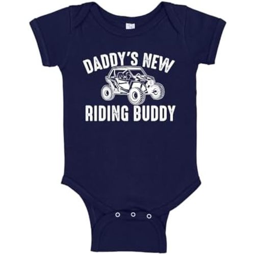Daddy's New Riding Buddy UTV Baby Bodysuit One Piece Or Toddler Shirt UTV Side by Side Baby Gift for Dad