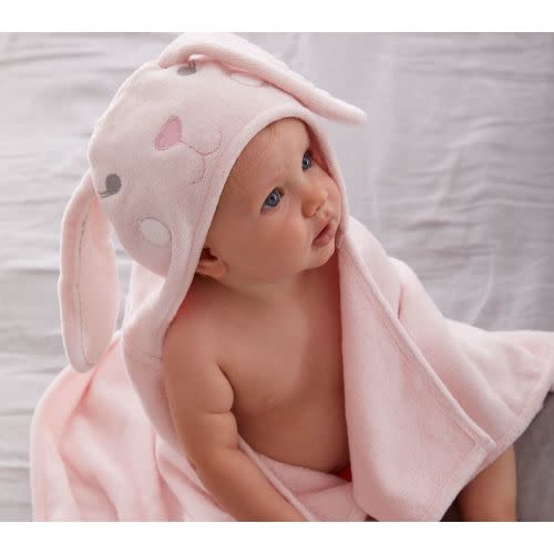 Critter Plush Baby Hooded Towel Collection | Pottery Barn Kids