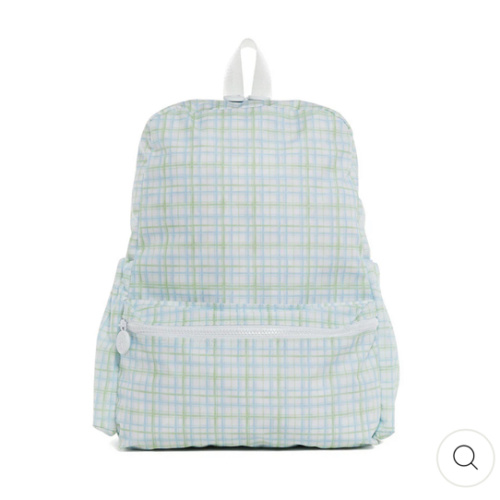 TRVL BACKPACKER- Classic Plaid Green – VACE