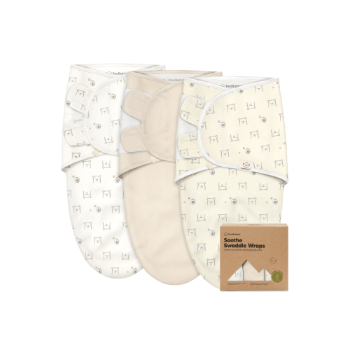 3-Pack Soothe Swaddle Wraps, Medium