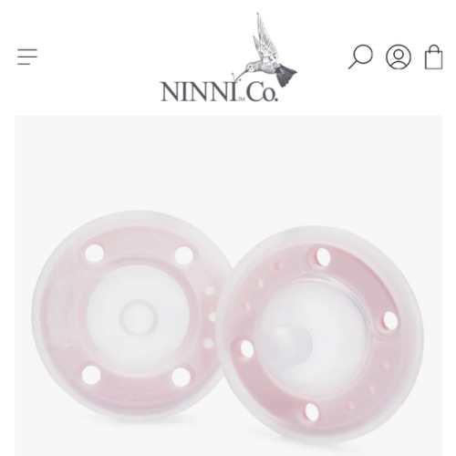 Ninni Pacifier Petal Pink 2 Pack