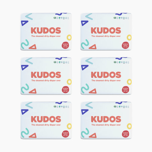 Kudos Diapers, Monthly Supply - Size 6, 120 Count