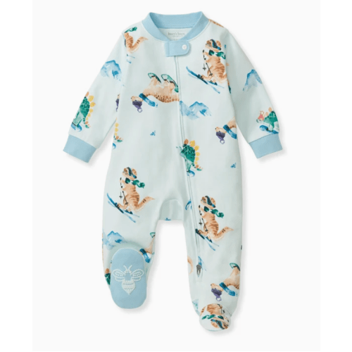 Snow Riding Dinos Organic Cotton Sleep & Play