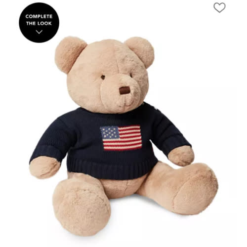 Large Flag-Sweater Polo Bear - Ages 0+