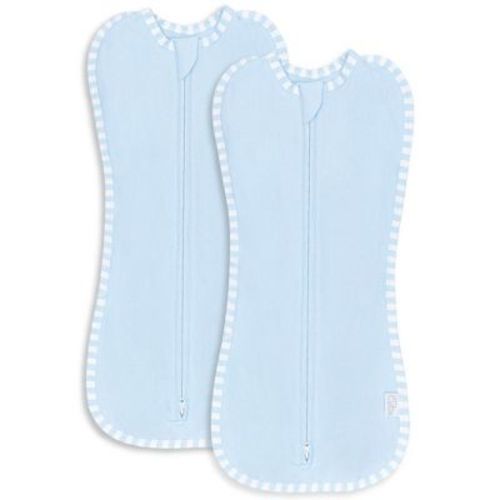 Swaddle Blanket Baby Girl Boy Easy Zipper Wrap 2 Pack Newborn Infant Sleep Sack by Comfy Cubs