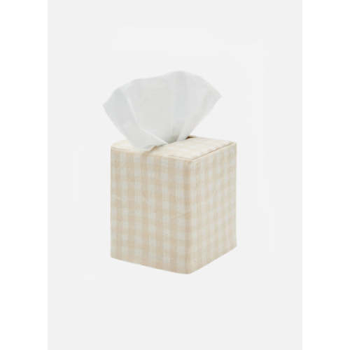 MINI GINGHAM - Cream Tissue Box Cover – Heather Taylor Home