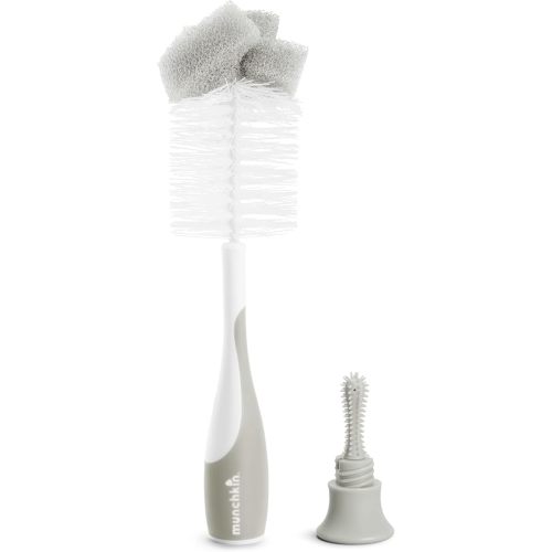 Munchkin Sponge Bottle Brush 1/Pack, Colors may vary