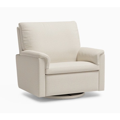Dream Chair and a Half Stationary Glider Cozy Chenille Taupe