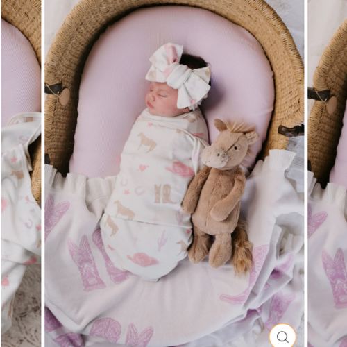 Swaddle Set | Cowgirls – Little and Fern
