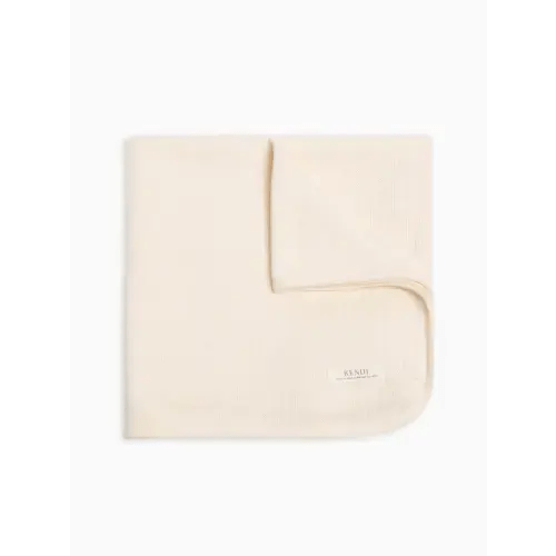 Brushed Back Pointelle Swaddle Blanket