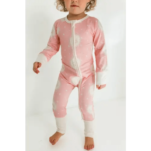 Sleeping Swan Zipper Romper